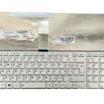 Toshiba Satellite P875D Beyaz Klavye