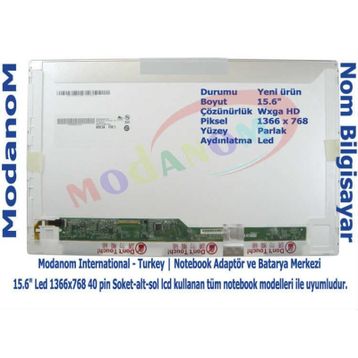 Toshiba Satellite Pro C650-10J 15.6 inch Uyumlu LCD Ekran