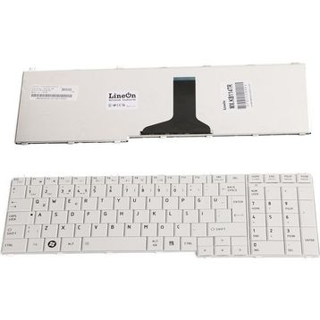 Toshiba V061130BK1 Beyaz Notebook Klavye