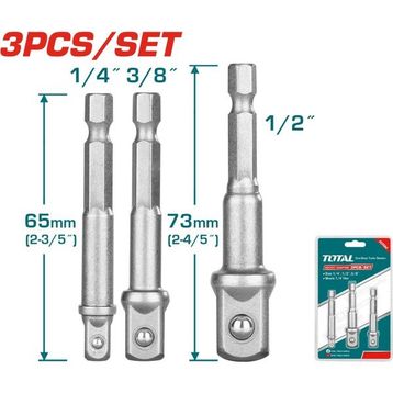 Total TAC273651 Soket Adaptörü Takımı