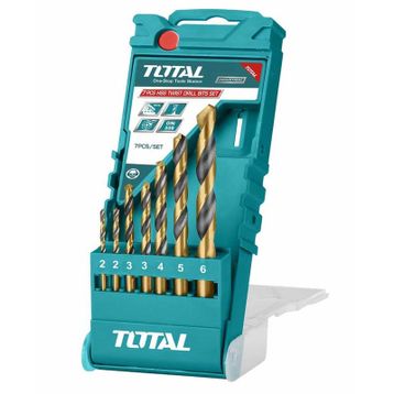 Total TACSD0075 7 Adet HSS Twist Matkap Bits Seti