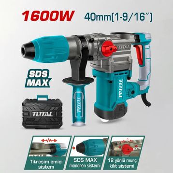 Total Th1163855 1600 W Kırıcı Delici Matkap
