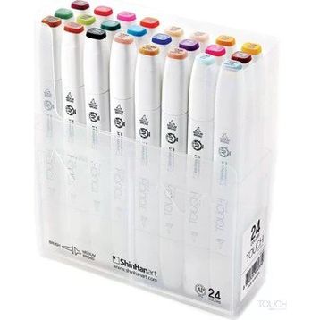Touch 24'lü Set Twin Brush Marker Kalem