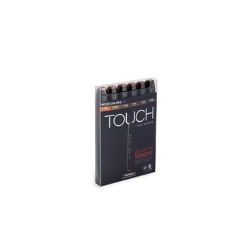 Touch 6'lı Set Fluorescent Colors Twin Marker Kalem