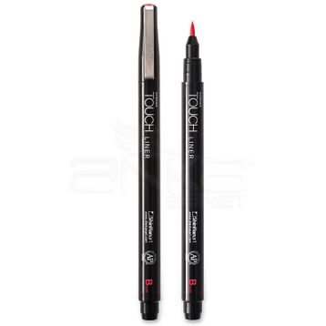 Touch Liner Brush Red B Fırça Uçlu Kalem