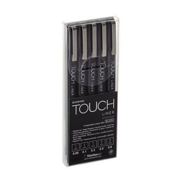 Touch Liner SH4100005 5li Siyah Teknik Çizim Kalemi