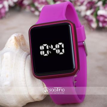 Touche Watch ST-303731 Dokunmatik Led Fuşya Kadın Kol Saat