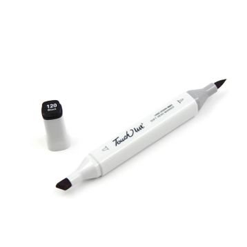 Touchliit 120 Çift Taraflı Black Marker Kalem