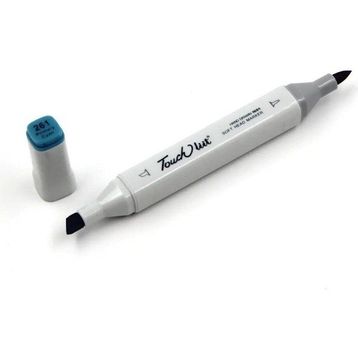 Touchliit B261 Primary Cyan Çift Taraflı Marker Kalem