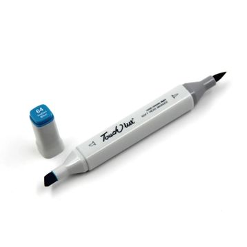 Touchliit B64 Indian Blue Çift Taraflı Marker Kalem