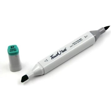 Touchliit BG57 Turquoise Green Light Çift Taraflı Marker Kalem