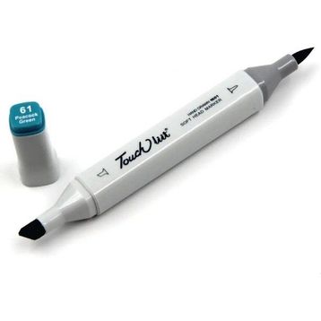 Touchliit BG61 Peacock Green Çift Taraflı Marker Kalem