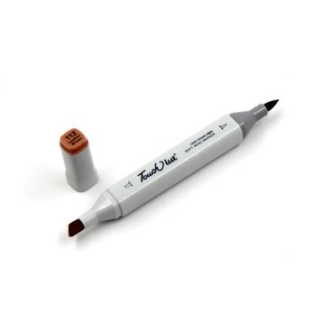 Touchliit BR112 Leather Brown Çift Taraflı Marker Kalem