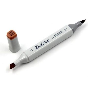Touchliit BR112 Leather Brown Çift Taraflı Marker Kalem