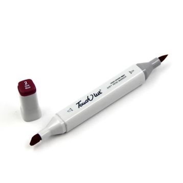 Touchliit R2 Old Red Çift Taraflı Marker Kalem