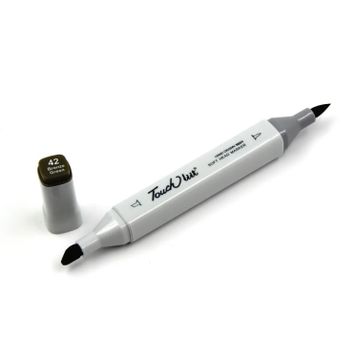 Touchliit Y42 Bronze Green Çift Taraflı Marker Kalem