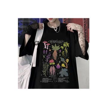 Touz Moda Gothic Herbology Unisex Oversize T-Shirt