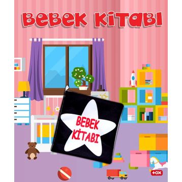 Tox Bebek Siyah-beyaz Kumaş Sessiz Kitap Bez Kitap Yumuşak Ve Hışırtılı Eğitici Oyuncak