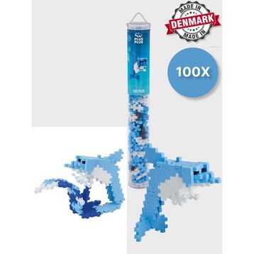 Toyfest 4113 Plus Minecraft Temalı Silindir Kutuda Dolphin Yunus 100 Parça Lego
