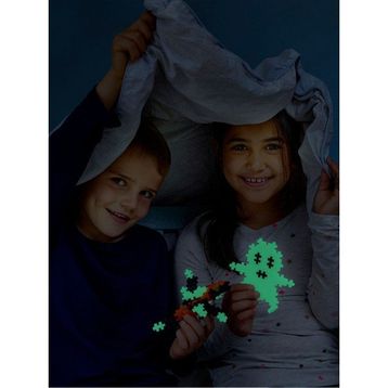 Toyfest 4282 Plus Minecraft Temalı Silindir Kutuda Glow 100 Parça Lego