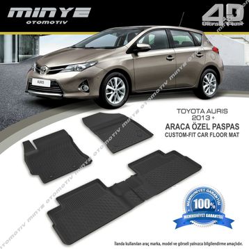 Toyota Auris 2007-2012 4D Havuzlu Paspas