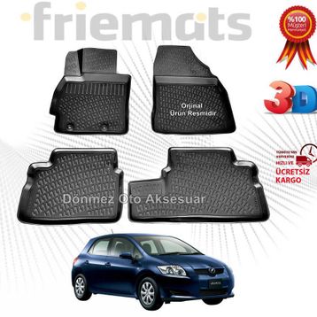 Toyota Auris 2007 3D Havuzlu Paspas