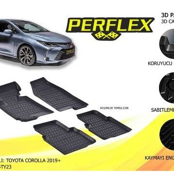 Toyota Corolla 2019 3D Havuzlu Paspas
