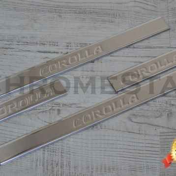Toyota Corolla TK 2013 Üzeri Krom Kapı Eşiği