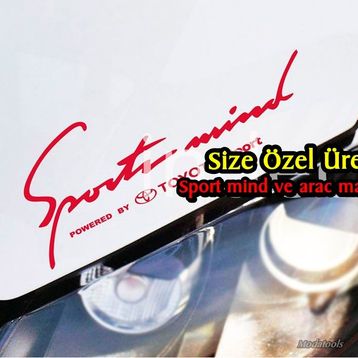 Toyota Sports Mind Oto Sticker