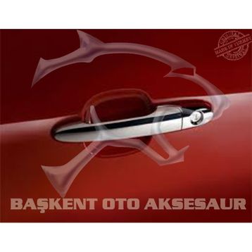 Toyota Yaris 2006 2010 Paslanmaz Çelik 4 Kapı Krom Kapı Kolu
