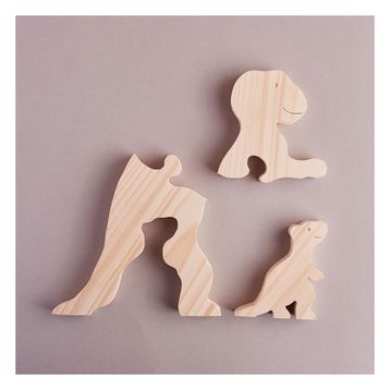 Toytoy Ahşap Puzzle Dinazor