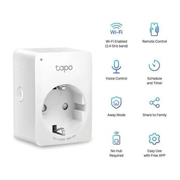 TP-Link Beyaz 2'li Tapo P100 Mini Wi-Fi Akıllı Priz