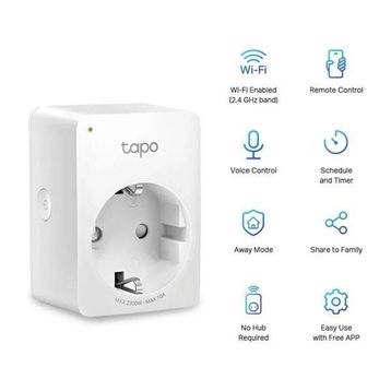 TP-Link Beyaz 2'li Tapo P100 Mini Wi-Fi Akıllı Priz