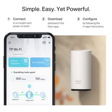 TP-Link Deco BE25-Outdoor BE3600 Mesh Wi-Fi 7 Dış Mekan - İç Mekan 1'li Router