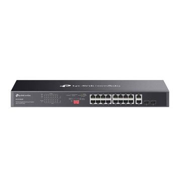 TP-Link Omada DS1018GMP 16 Port Gigabit + 2x1GB RJ45/SFP Combo 250W 250 mt PoE Mesafe Metal Rackmount Kasa Switch
