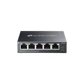 TP-Link Omada ES205GP 5 Port 10/100/1000 4 Port Poe+ 5xGigabit RJ45 Poe+ 65W Metal Kasa Yönetilebilir Switch