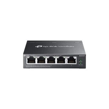 TP-Link Omada ES205GP 5 Port 10/100/1000 4 Port Poe+ 5xGigabit RJ45 Poe+ 65W Metal Kasa Yönetilebilir Switch