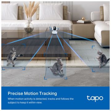 TP-Link Tapo C222 4.0 MP 12 mt Gece Görüşü 360 Dönüş 2 Yönlü Ses WIFI İç ve Dış Mekan Güvenlik Kamerası