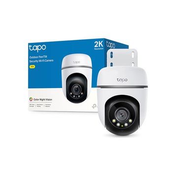 TP-Link Tapo TC41 3 MP 3.9mm Lens 2K Dış Mekan 360° Gece Görüşlü Wi-Fi IP Kamera