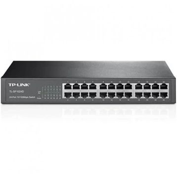 TP-Link TL-SF1024D 24 Port 10/100 Yönetilemez Rack Mount Switch