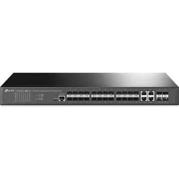 Tp-Link TL-SG3028XF 20 Port SFP 4 Port 10-100-1000 Mbps 4 Port 10GE SFP+ L2 Yönetilebilir Switch