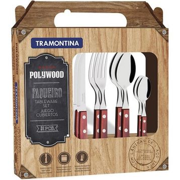 Tramontina 21199/905 24'lü Kutu Churrasco Çatal Kaşık Biftek-steak Bıçağı Seti