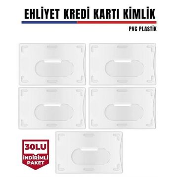 Transformacion 427980 5'li Paket Ehliyet ve Kimlik Kart Koruyucu
