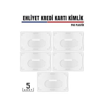 Transformacion 427980 5'li Paket Ehliyet ve Kimlik Kart Koruyucu