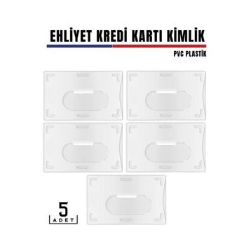Transformacion 427980 5'li Paket Ehliyet ve Kimlik Kart Koruyucu