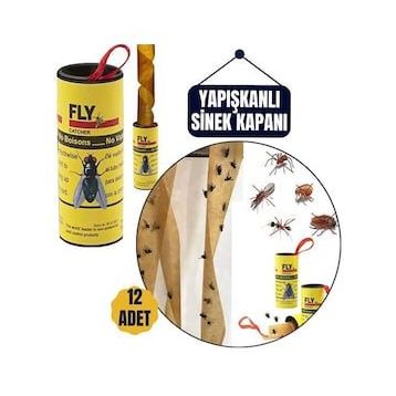Transformacion 716516 12 Adet 74 cm Yapışkanlı Sinek Kapanı