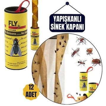 Transformacion 716516 12 Adet 74 cm Yapışkanlı Sinek Kapanı