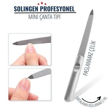 Transformacion 718178 Paslanmaz Çelik Solingen Profesyonel Mini Tırnak Törpüsü