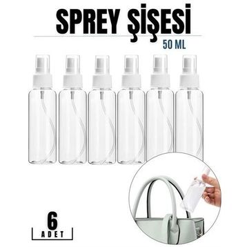 Transformacion 718727 50 ml 6 Adet Püskürtücü Boş Sprey Şişe