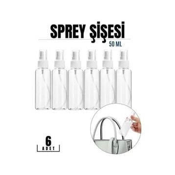 Transformacion 718727 50 ml 6 Adet Püskürtücü Boş Sprey Şişe